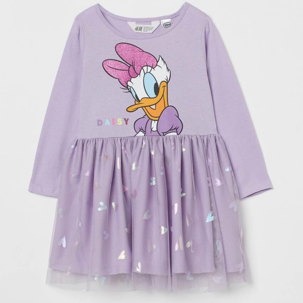 H&M Kids Lavender Dress with Daisy Design